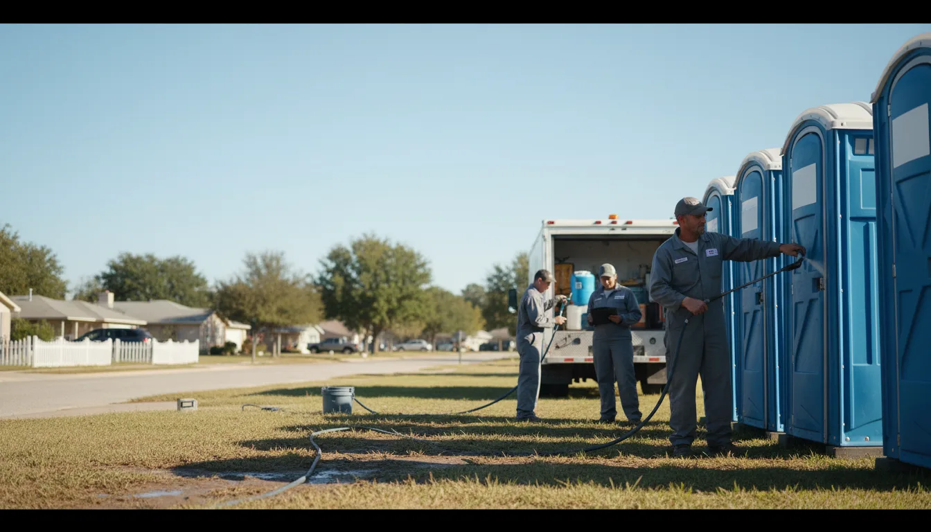 Long-Term Portable Toilet Rental in Gilberts, IL near me